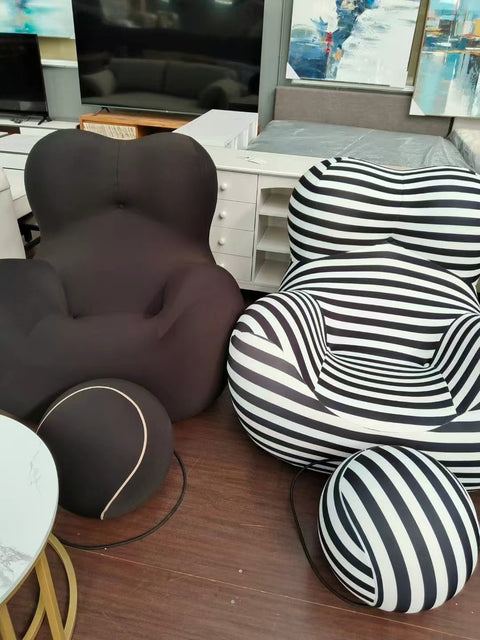 White Velvet Hug Sofa