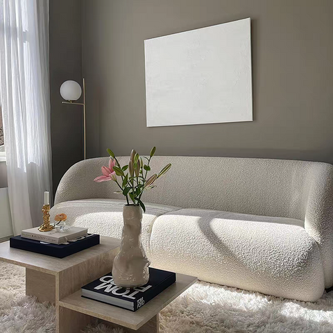 (Pre order)Lamb's wool sofa