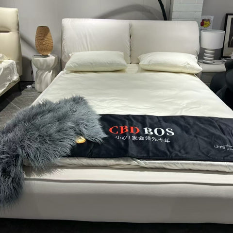 RICCARDO CBD FURNITURE LEATHER BED FRAME Double/Queen/King