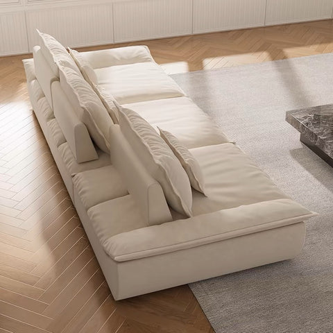 Sailing sofa with removable backrest
