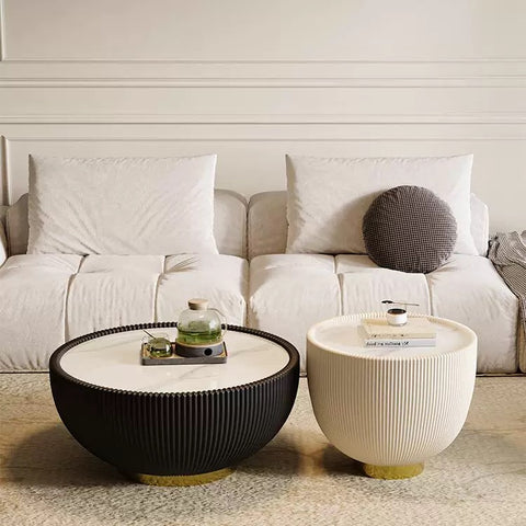 Luxury-Style Round Combination Coffee Table