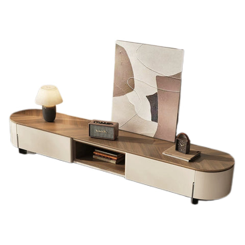 Medieval-style TV cabinet