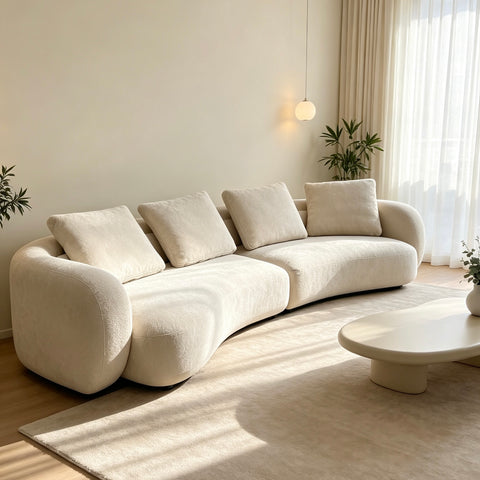 Curved sofa
