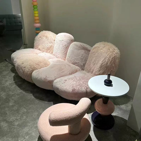 PLUSH POWDER PUFF SOFA