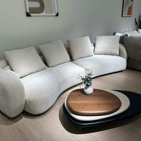 Curved sofa