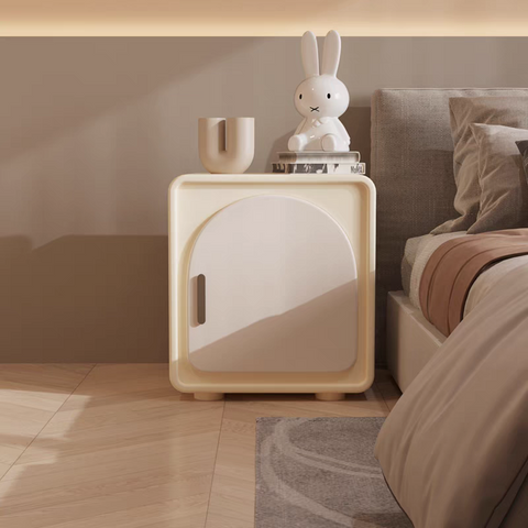 Cream style nightstand