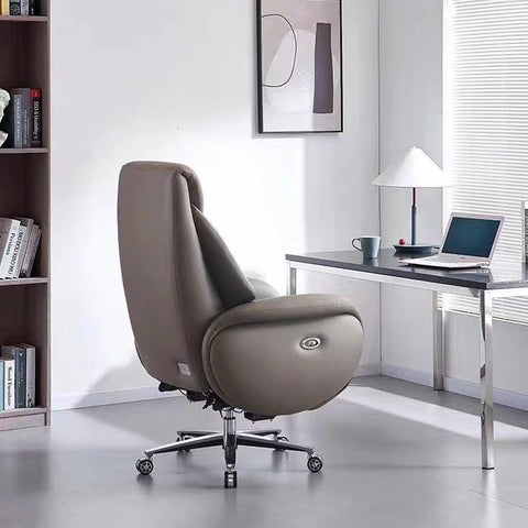 Brown Leather Office Chair