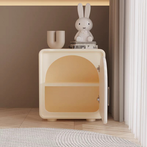 Cream style nightstand