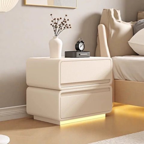 Solid wood bedside table, storage cabinet, bedroom side storage cabinet