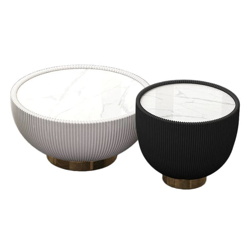 Luxury-Style Round Combination Coffee Table