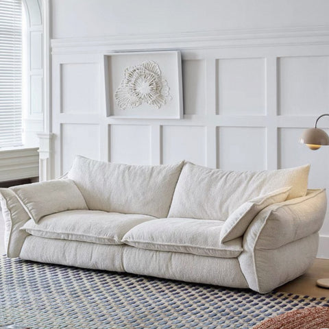 Almond-shaped sofa