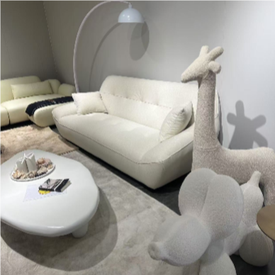 White bear sofa