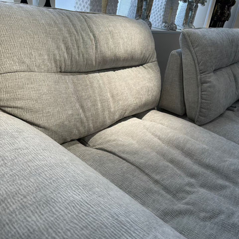 Soft Persimmon  Beige Grey Sofa