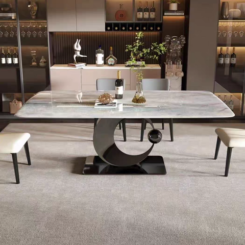 marble dining table
