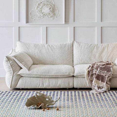 Almond-shaped sofa