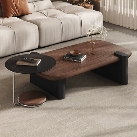 Renaissance-style premium one set solid wood coffee table