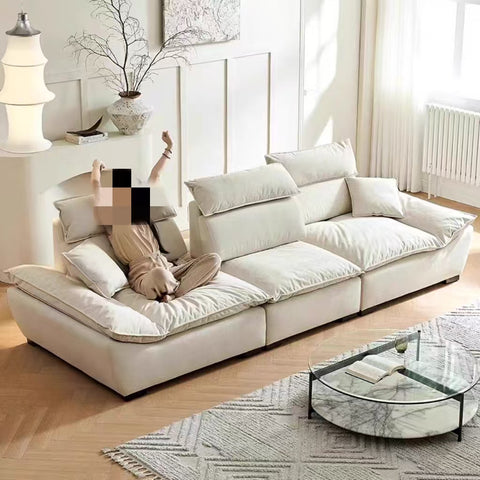 Sailing sofa with removable backrest