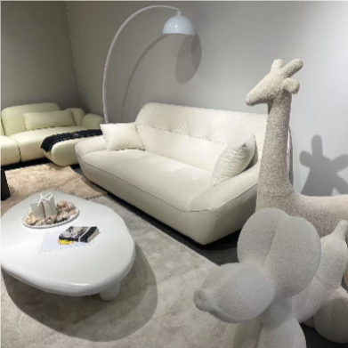 White bear sofa