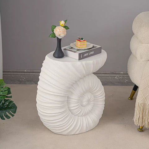 White Snail table