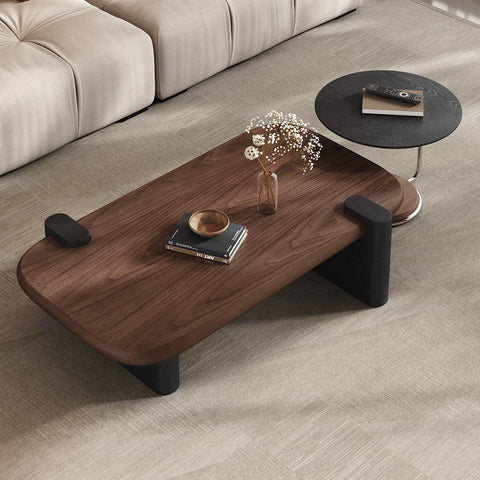 Renaissance-style premium one set solid wood coffee table