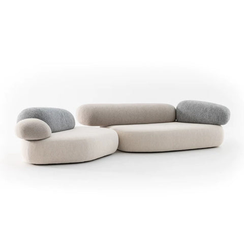 Pebble fabric sofa