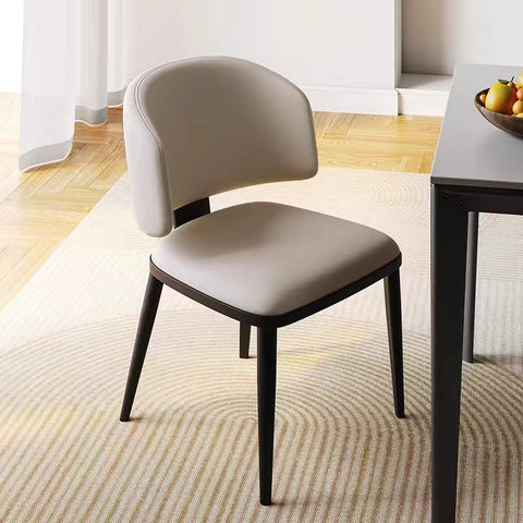 High back dining chair