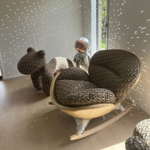 Rocking chair with foot