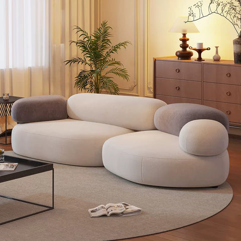 Pebble fabric sofa