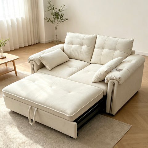 Fabric Cloud Sofa Bed