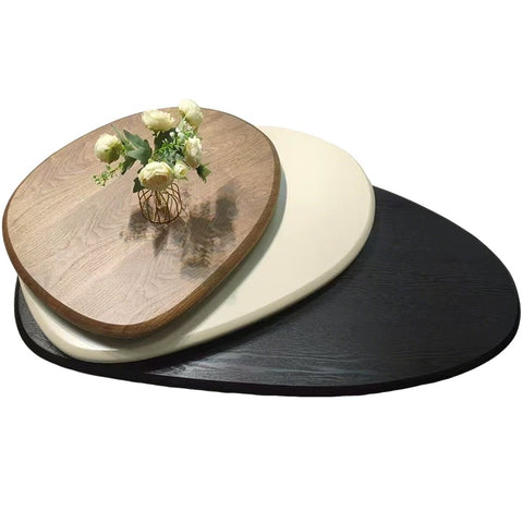 Medieval-style oval coffee table