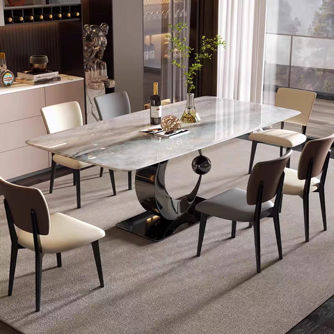 marble dining table