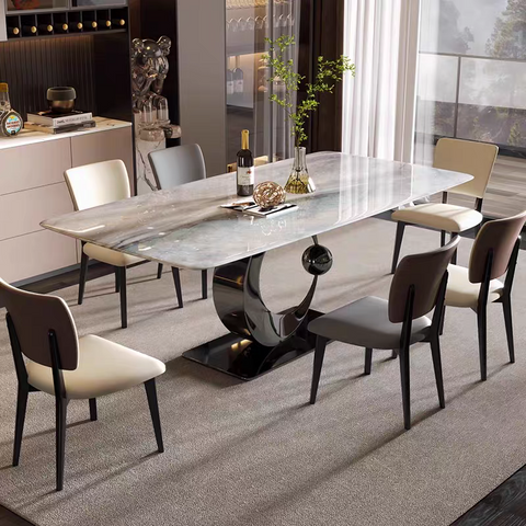 marble dining table