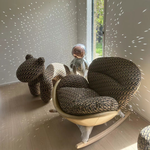 Rocking chair with foot