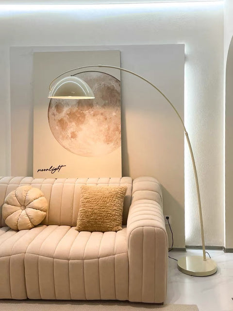 White Ceiling Floor Lamp