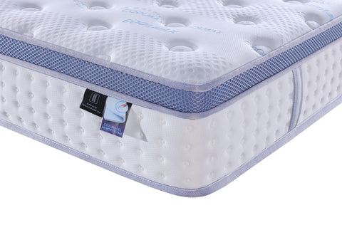 Pocket sprung mattress, firm/natural