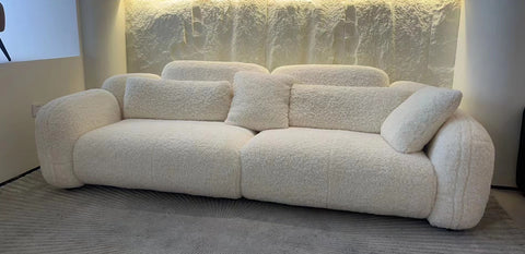 FLAVIO THREE SEATER SHERPA SOFA