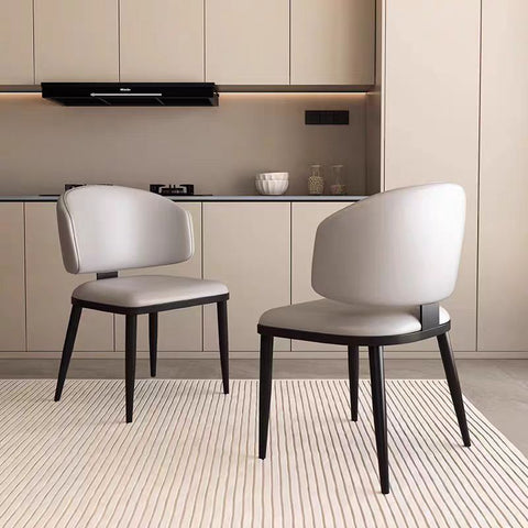 High back dining chair