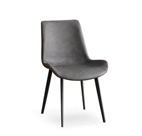 Light luxurious backrest dining chair
