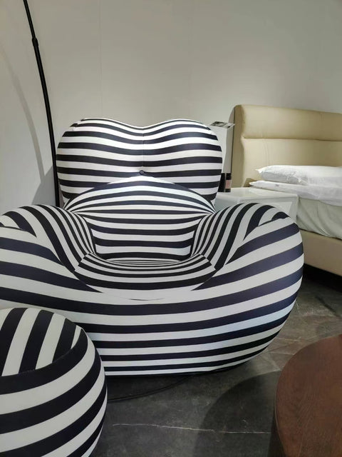 White Velvet Hug Sofa