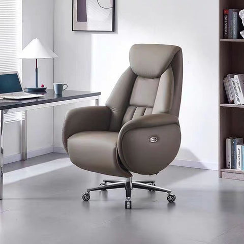 Brown Leather Office Chair