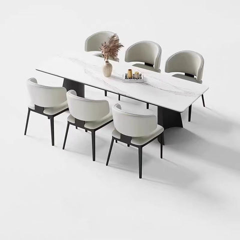 High back dining chair