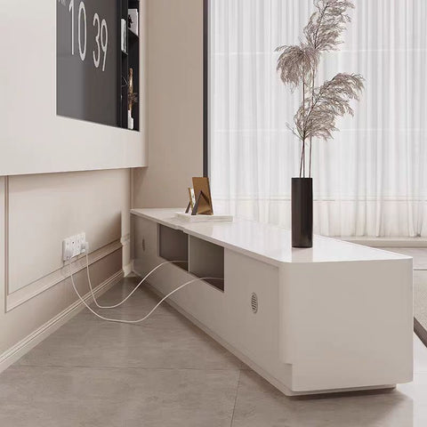 White TV cabinet