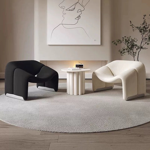 Crab-shaped chair genuine leather original version casual lazy sofa chair