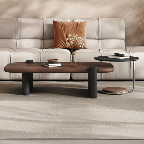 Renaissance-style premium one set solid wood coffee table