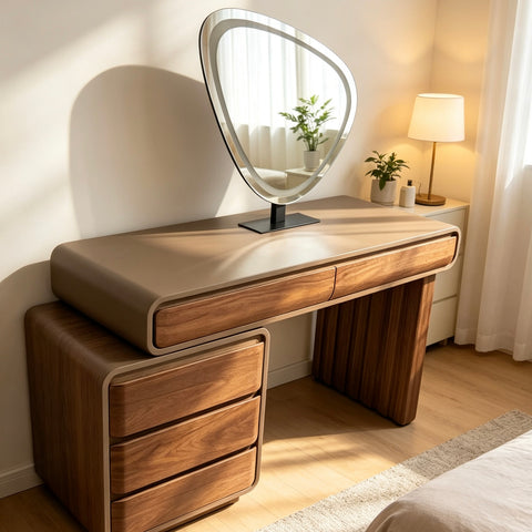 Solid wood dressing table