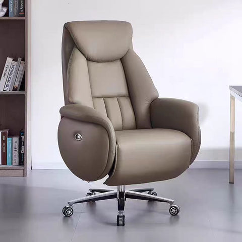 Brown Leather Office Chair