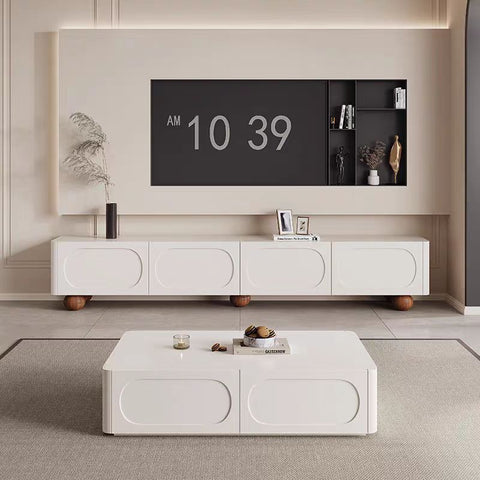 White TV cabinet