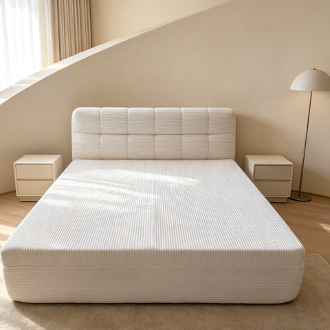 French cream-style bed
