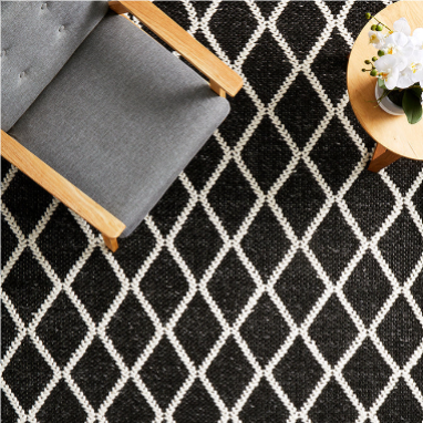 Huxley Black Rug