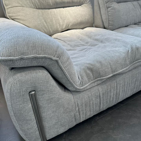 Soft Persimmon  Beige Grey Sofa